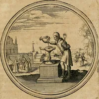 An illustration from Iacobi â Bruck Angermunt cogn. Emblemata politica : quibus ea, quae ad principatum spectant breviter demonstrantur singuloru[m] verò explicatio fusius proponitur : opus novum (1618)