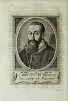 An illustration from Iacobi Philippi Tomasini patauini episcopi aemoniensis Elogia virorum literis & sapientia illustrium ad viuum expressis imaginibus exornata (1644)
