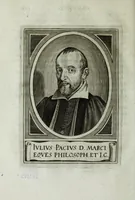 An illustration from Iacobi Philippi Tomasini patauini episcopi aemoniensis Elogia virorum literis & sapientia illustrium ad viuum expressis imaginibus exornata (1644)