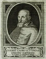 An illustration from Iacobi Philippi Tomasini patauini episcopi aemoniensis Elogia virorum literis & sapientia illustrium ad viuum expressis imaginibus exornata (1644)