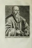 An illustration from Iacobi Philippi Tomasini patauini episcopi aemoniensis Elogia virorum literis & sapientia illustrium ad viuum expressis imaginibus exornata (1644)