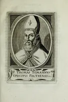 An illustration from Iacobi Philippi Tomasini patauini episcopi aemoniensis Elogia virorum literis & sapientia illustrium ad viuum expressis imaginibus exornata (1644)