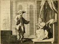 An illustration from Ian Harmensz Kruls Minne-spiegel ter deughden (1639)