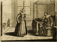 An illustration from Ian Harmensz Kruls Minne-spiegel ter deughden (1639)