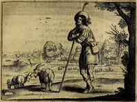 An illustration from Ian Harmensz Kruls. Minne-spiegel ter deughden (1639)