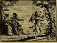 An illustration from Ian Harmensz Kruls. Minne-spiegel ter deughden (1639)