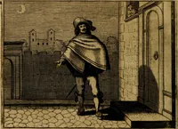 An illustration from Ian Harmensz Kruls. Minne-spiegel ter deughden (1639)