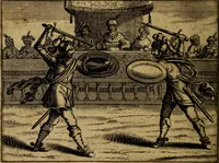 An illustration from Ian Harmensz Kruls. Minne-spiegel ter deughden (1639)