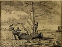 An illustration from Ian Harmensz Kruls. Minne-spiegel ter deughden (1639)