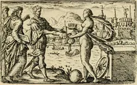 An illustration from Iani Iacobi Boissardi vesvntini Emblematum liber (1593)