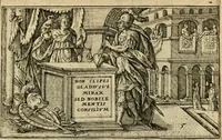 An illustration from Iani Iacobi Boissardi vesvntini Emblematum liber (1593)