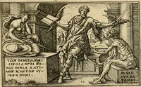 An illustration from Iani Iacobi Boissardi vesvntini Emblematum liber (1593)