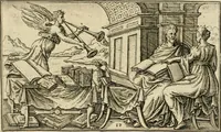 An illustration from Iani Iacobi Boissardi vesvntini Emblematum liber (1593)