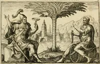 An illustration from Iani Iacobi Boissardi vesvntini Emblematum liber (1593)