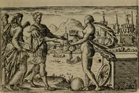 Picture 44 of 48 from Iani Iacobi Boissardi Vesuntini Emblematum liber (1593), leaf 116