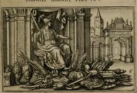 Picture 8 of 48 from Iani Iacobi Boissardi Vesuntini Emblematum liber (1593), leaf 36