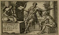 Picture 11 of 48 from Iani Iacobi Boissardi Vesuntini Emblematum liber (1593), leaf 44