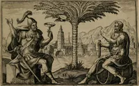 Picture 18 of 48 from Iani Iacobi Boissardi Vesuntini Emblematum liber (1593), leaf 60