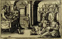 An illustration from Iani Iacobi Boissardi Vesvntini emblematum liber. Ipsa emblemata ab auctore delineata: a Theodoro de Bry sculpta & nunc recens in lucem edita (1593)