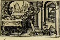 An illustration from Iani Iacobi Boissardi Vesvntini emblematum liber. Ipsa emblemata ab auctore delineata: a Theodoro de Bry sculpta & nunc recens in lucem edita (1593)