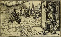 An illustration from Iani Iacobi Boissardi Vesvntini emblematum liber. Ipsa emblemata ab auctore delineata: a Theodoro de Bry sculpta & nunc recens in lucem edita (1593)