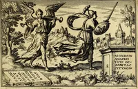 Picture 8 of 51 from Iani Iacobi Boissardi Vesvntini emblematum liber. Ipsa emblemata ab auctore delineata: a Theodoro de Bry sculpta & nunc recens in lucem edita (1593), leaf 38