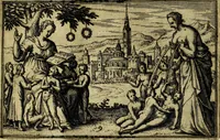 An illustration from Iani Iacobi Boissardi Vesvntini emblematum liber. Ipsa emblemata ab auctore delineata: a Theodoro de Bry sculpta & nunc recens in lucem edita (1593)