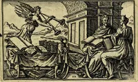 An illustration from Iani Iacobi Boissardi Vesvntini emblematum liber. Ipsa emblemata ab auctore delineata: a Theodoro de Bry sculpta & nunc recens in lucem edita (1593)