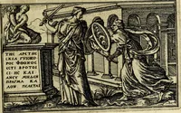 An illustration from Iani Iacobi Boissardi Vesvntini emblematum liber. Ipsa emblemata ab auctore delineata: a Theodoro de Bry sculpta & nunc recens in lucem edita (1593)