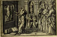 An illustration from Iani Iacobi Boissardi Vesvntini emblematum liber. Ipsa emblemata ab auctore delineata: a Theodoro de Bry sculpta & nunc recens in lucem edita (1593)