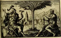 Picture 19 of 51 from Iani Iacobi Boissardi Vesvntini emblematum liber. Ipsa emblemata ab auctore delineata: a Theodoro de Bry sculpta & nunc recens in lucem edita (1593), leaf 58