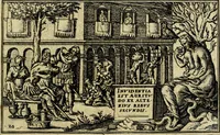 An illustration from Iani Iacobi Boissardi Vesvntini emblematum liber. Ipsa emblemata ab auctore delineata: a Theodoro de Bry sculpta & nunc recens in lucem edita (1593)