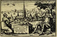 An illustration from Iani Iacobi Boissardi Vesvntini emblematum liber. Ipsa emblemata ab auctore delineata: a Theodoro de Bry sculpta & nunc recens in lucem edita (1593)