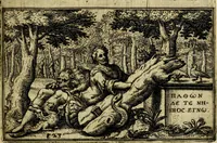 Picture 24 of 51 from Iani Iacobi Boissardi Vesvntini emblematum liber. Ipsa emblemata ab auctore delineata: a Theodoro de Bry sculpta & nunc recens in lucem edita (1593), leaf 68