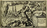 An illustration from Iani Iacobi Boissardi Vesvntini emblematum liber. Ipsa emblemata ab auctore delineata: a Theodoro de Bry sculpta & nunc recens in lucem edita (1593)