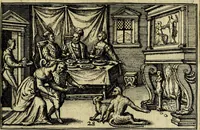 An illustration from Iani Iacobi Boissardi Vesvntini emblematum liber. Ipsa emblemata ab auctore delineata: a Theodoro de Bry sculpta & nunc recens in lucem edita (1593)
