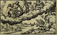 An illustration from Iani Iacobi Boissardi Vesvntini emblematum liber. Ipsa emblemata ab auctore delineata: a Theodoro de Bry sculpta & nunc recens in lucem edita (1593)