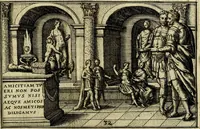 An illustration from Iani Iacobi Boissardi Vesvntini emblematum liber. Ipsa emblemata ab auctore delineata: a Theodoro de Bry sculpta & nunc recens in lucem edita (1593)