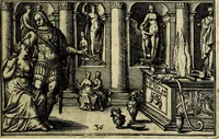 An illustration from Iani Iacobi Boissardi Vesvntini emblematum liber. Ipsa emblemata ab auctore delineata: a Theodoro de Bry sculpta & nunc recens in lucem edita (1593)
