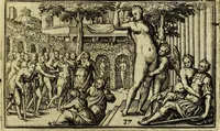 An illustration from Iani Iacobi Boissardi Vesvntini emblematum liber. Ipsa emblemata ab auctore delineata: a Theodoro de Bry sculpta & nunc recens in lucem edita (1593)