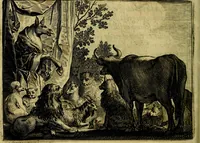 Picture 37 of 87 from Ian vander Veens zinne-beelden, oft Adams appel. Verciert met seer aerdige const-plaeten mesgagers syne oude ende nieuwe ongemeene bruydt-lofs ende zege-zangen... (1642), leaf 167