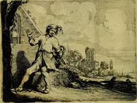Picture 21 of 87 from Ian vander Veens zinne-beelden, oft Adams appel. Verciert met seer aerdige const-plaeten mesgagers syne oude ende nieuwe ongemeene bruydt-lofs ende zege-zangen... (1642), leaf 81