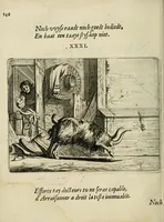 Picture 34 of 52 from Ian vander Veens Zinne-beelden, oft Adams appel : verciert met seer aerdige const-plaeten ; mitsgaders syne oude ende nieuwe ongemeene bruydt-lofs ende zege-zangen (1642), leaf 180