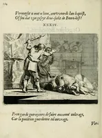 An illustration from Ian vander Veens Zinne-beelden, oft Adams appel : verciert met seer aerdige const-plaeten ; mitsgaders syne oude ende nieuwe ongemeene bruydt-lofs ende zege-zangen (1642)