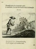 An illustration from Ian vander Veens Zinne-beelden, oft Adams appel : verciert met seer aerdige const-plaeten ; mitsgaders syne oude ende nieuwe ongemeene bruydt-lofs ende zege-zangen (1642)