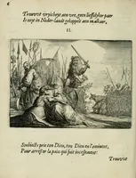 An illustration from Ian vander Veens Zinne-beelden, oft Adams appel : verciert met seer aerdige const-plaeten ; mitsgaders syne oude ende nieuwe ongemeene bruydt-lofs ende zege-zangen (1642)