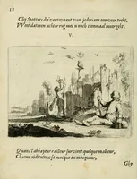 Picture 9 of 52 from Ian vander Veens Zinne-beelden, oft Adams appel : verciert met seer aerdige const-plaeten ; mitsgaders syne oude ende nieuwe ongemeene bruydt-lofs ende zege-zangen (1642), leaf 52