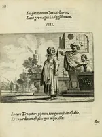 Picture 12 of 52 from Ian vander Veens Zinne-beelden, oft Adams appel : verciert met seer aerdige const-plaeten ; mitsgaders syne oude ende nieuwe ongemeene bruydt-lofs ende zege-zangen (1642), leaf 64