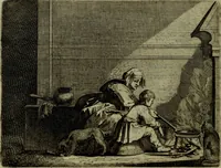 An illustration from Ian van der Veens Zinne-beelden oft Adams appel (1642)