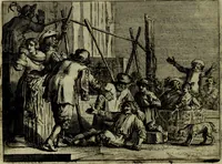 An illustration from Ian van der Veens Zinne-beelden oft Adams appel (1642)